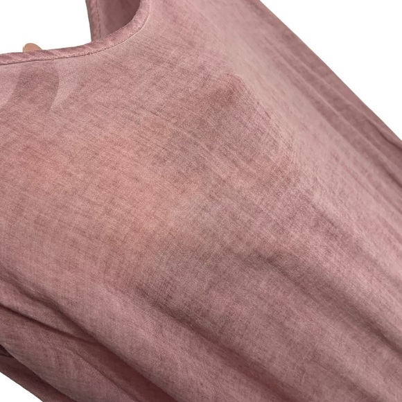 Young Fabulous & Broke Womens Side Drawstring Tie Tank Top Sz Medium Mauve - Picture 6 of 8